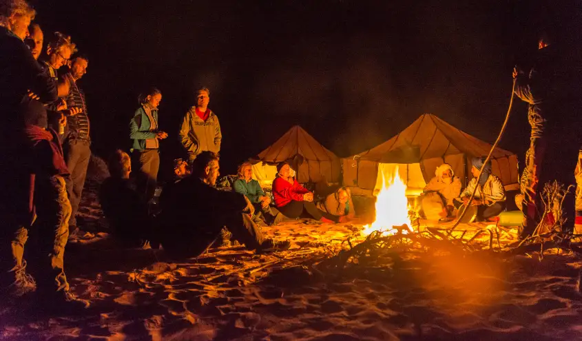 Camel trekking in Morocco