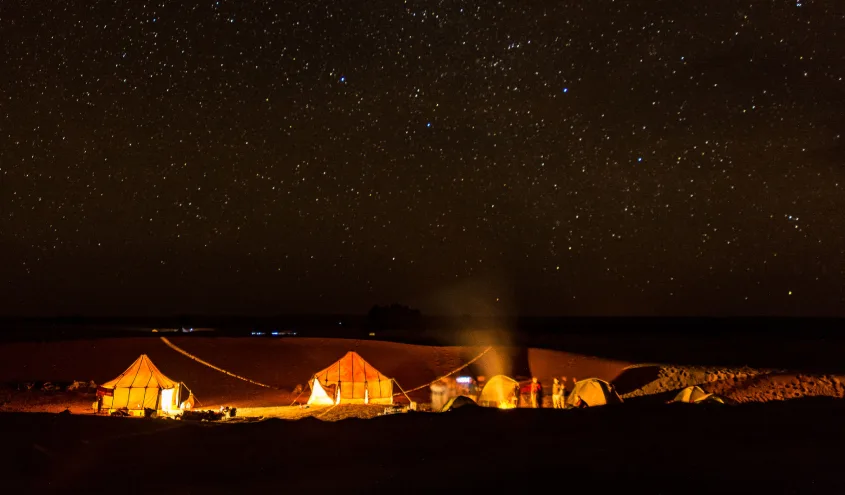 Desert Camping in Morocco Sahara Desert
